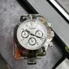 Armbanduhren 7750 Chronograph Vintage Combined Panda Watch Herren VK63 Quartz Dome Len Waterproof Diver
