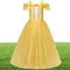 Girl039s Dresses Girls Cosplay Dress Up Halloween Tangled Fancy Princess Costume Kids Birthday Carnival Disguise Cloth6887736