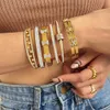 Stainless Steel Bracelet Bangle for Women Rolling Beads Bow Knot Heart Chain Bracelets Zircon Stackable Layered Jewelry