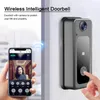 Doorbells Wireless Camera Doorbell Two-Way Audio Smart Video Security Cloud Storage Battery Powered Home