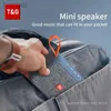 Portabla högtalare TG506 PORTABLE Bluetooth -högtalare Mini Wireless Outdoor Indoor HIFI Sound Box Support TF Card FM Radio Aux Speaker 24318