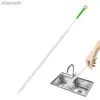 Other Household Cleaning Tools Accessories Pipe Tube Cleaner Sink Bendable Spiral Brush For Dredging Vegetable Sinks Floor Drains Toilets 240318