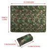 Mat Camouflage Camping Quilt tragbares Campingzubehör Picknick warme Decke Ultraleiche Travel Sleeping Matratze Travel Matte