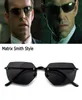 Vintage Classic The Matrix Agent Smith Style Polariserade solglasögon Män som kör modedesign Sun Glasses6814964