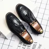 HBP Non-Brand Oxford Dress Shoes for Men Leather Tassels Loafers Size 46 47 Fashion Slip on Formal Shoes