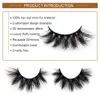 LEHUAMAO Makeup Mink Eyelashes 100% Cruelty free Handmade 3D Lashes Full Strip Soft False 240318