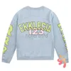 Men's Hoodies Sweatshirts RRR123 Hooded Sweatshirts Fashion Qualify Limited Light Blue Hoodies Daily Casual All-match Cotton 24318