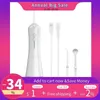 Oral Irrigators Portable Dental Oral Irrigator 230 ML USB RECHARGEABLE VATTENT DENTAL TRASS LADLESS RECHARGEABLE IPX7 Dental Hygiene J240318