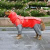 Vêtements pour chiens imperméable grand imperméable gros vêtements manteau pour animaux de compagnie veste de pluie moyen poncho pour chiens Golden Retriever Samoye