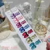8 Colorsset Glitzer-Chips, Diamant-Gel-Nagellack, funkelnder Kunstlack mit reflektierendem Effekt, UV-Lack 240313