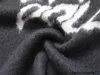 Versione verificata versione corretta marchio di moda di lusso pelliccia di cavalluccio marino erba lettera scritta maglione a maniche lunghe da uomo e da donna autunno e inverno caldo versione alta gatto