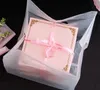 Frosted Transparent Portable Stand Plastic Baking 4" 6" 8" 10" Cake Bread Dessert Food Packaging Takeaway Bags