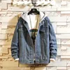 Jaquetas masculinas homens denim carga bonito adolescentes all-match casual streetwear japonês elegante moda windbreaker casacos