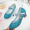 HBP Não-Marca Bling crianças strass sapatos casuais moda escola desempenho saltos bombas meninas lantejoulas sapatos de Princesa