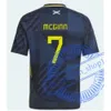 Real Madrid Scozia 24 25 Maglia da calcio 2024 Squadra nazionale scozzese MCGINN Maglia da calcio Bambini Uomo Casa Blu navy Away Bianco 150 anni Anniversario Speciale ROBE 485