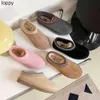 New Tasman Slipper Botas Outono Inverno Austrália Designer Mulheres Homens Clássico Tazz Slide Lã Luxo Quente Mini Plataforma Bota Sapatos Suaves Bjhies de Neve
