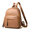 Schultaschen, solide, lässige Rucksäcke, PU-Reißverschluss, Damen-Rucksack, zum Verkauf, 2024, hohe Qualität, Kapazität, mehrere Taschen, Studenten-Rucksack