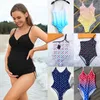 Moda tasarımcı genç kızlar mektuplar bikini setleri sıcak klasik mayo kadınlar rahat yüksek bel mayo bayanlar seksi tek parça monokini analık plaj mayo