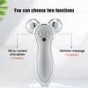 3D Roller V Lifting Massager Micro Current Skin Firming Wrinkle Removal Device Body Slimming Shaping Massage Machine 240228