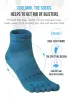 Çoraplar Aonijie One Pair Hafif Kesilmiş Alçak Atletik Toe Spor Çorap Çeyrek Çorap Beş Ayakta Çıplak Ayakta Koşu Ayakkabıları Maraton Yarışı