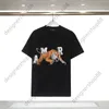 High Quality Tik Tok Influencer Same Designer Brand Pure Cotton Mens New Fashion Tiger Letter Printed Mens And Womens Loose Short Sleeved T-shirt Balck White Green