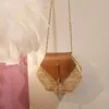 Bolsos de hombro Bolso de paja para mujer Bolso cruzado de gran capacidad Monedero Moda Tejido Playa Viaje Compras Mano