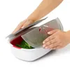 Double Boilers Useful Microwave Steamer PP Refrigerator Storage Box Layer Portable Steaming Container For Office