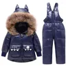 Abrigo de plumón, ropa de moda para niñas, ropa para niños, traje de nieve grueso y cálido con capucha, prendas de vestir exteriores