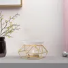 Candle Holders YYSD Geometric Metal Wire Votive Tea Lantern Holder Wedding Durable Gift