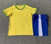 1998 Brasil camisas de futebol 2002 camisas retrô Carlos Romario Ronaldinho 2004 camisa de futebol 1994 Brasil 2006 RIVALDO ADRIANO JOELINTON 1988 2000 1957 Homens crianças888