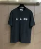 Summer Men Kvinnor Bomull T-shirt lyx varumärke KLÄDER Fashion Letter Printing Tops TEES MANA KVINALA SAMIL FOLDA STRAGREAR