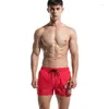 Mäns shorts jd10 sommarstrand svart tryck tight män pool simning baddräkter simma trosor bikinis sport badkläder