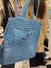 Designer Bags Luxury Shoulder Straw Bag Women Plaited Raffia woven bag Large Capacity Casual Tote Handbag Hollow Summer Beach Vacation Bag