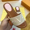 Luxury Slide Summer Beach Designer Designer Slipper A delizioso posate da esterno da viaggio per esterni SANSALE MULE MULI SCARPA DI ECCIPO DI QUALITÀ SCHE