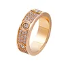 screw carter rings nail Full Sky Star Ring V Gold Plated Two Rows Three Diamond Couple Love U7JW