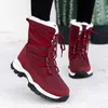 HBP Sheo Snow Sneakers da donna non di marca Stivaletti da neve invernali in pelliccia sintetica Calde scarpe da trekking per esterni Scarponi da neve di grandi dimensioni