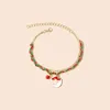 Łańcuch 1PCS Wesołych Świąt Bransolety Święty Święty Klacz Elk Xmas Tree Tree Warstwa Bracelet Bracelets For Women Girls Party Biżuter