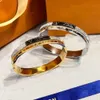 Classic Bracelets Women Bangle Luxury Designer Jewelry Crystal 18K Gold Plated 925 Silver Plated Stainless Steel Lovers Gift Bangles Mens Bracelet 825