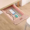 Hooks Under The Table Drawer Type Finishing Box Office Desktop Hidden Storage Paste Bottom Sundry Student Stationery