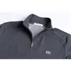 Men Polo Shirt 2023 Pure Cotton Business Casual Male Autumn Long Sleeve Stand Collar Plus Size 5XL 6XL 240305
