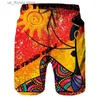 Men's Shorts New African Men Beach Shorts Summer Swimwear Shorts Men Surfing Board Shorts Quick Dry Casual Sportwear Swimming Trunks Boy Y241520