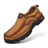 Buty turystyczne swobodne platforma designerska skórzane buty dla mężczyzn oryginalne skórzane mokasyny dla xmen Casual Anti Slip Leather Treakers