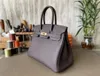 25 cm Brand Purse Sac Luxury Sac Mandin Mandsbag Togo Leather Couture à la main Trop marron de nombreuses couleurs