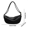 Evening Bags Soft Leather Shoulder Croosbody For Women 2024 Fashion Solid Purses And Handbags Elegant Ladies High Quality Casual Totes