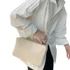 Sac à bandoulière compact en cuir PU avec cordon de serrage, sacs à bandoulière souples et légers, sac à main