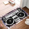 Dywany boombox boom muzyka bez poślizgu rug rugowa mat do kąpieli matka lat 80. topnienie balkonowe dywan sypialnia dekoracyjna