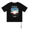 2024 Purple T Shirt Mens Designer T-Shirts Men Unisex Casual Short Sleeve Purple Print Hip Hop Street Short Tee