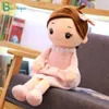 40-90cm Kawaii Plush Girl Dolls with Lace Clothes Soft Stuffed Dolls Lovely Plush Toys Girl Toys Kids Birthday Valentine Gift 240307