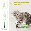 Bâtons de chat rétractables Laser chat jouet interactif plume Teaser baguette jouets chaton pour animaux de compagnie jeu pôle de pêche auto-jouant jouets suspendus 240309