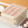 Storage Bottles Egg Holder For Fridge Kitchen Large Capacity Portable With 2 Tier Space Tray Organizer Convenient Opening Closing